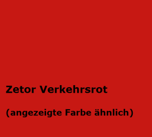 Kunstharzlack Zetor rot 2,5 Kg Dose