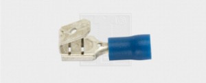 Flachsteckhülse Steckverteiler 6,3/1,5-2,5mm², blau